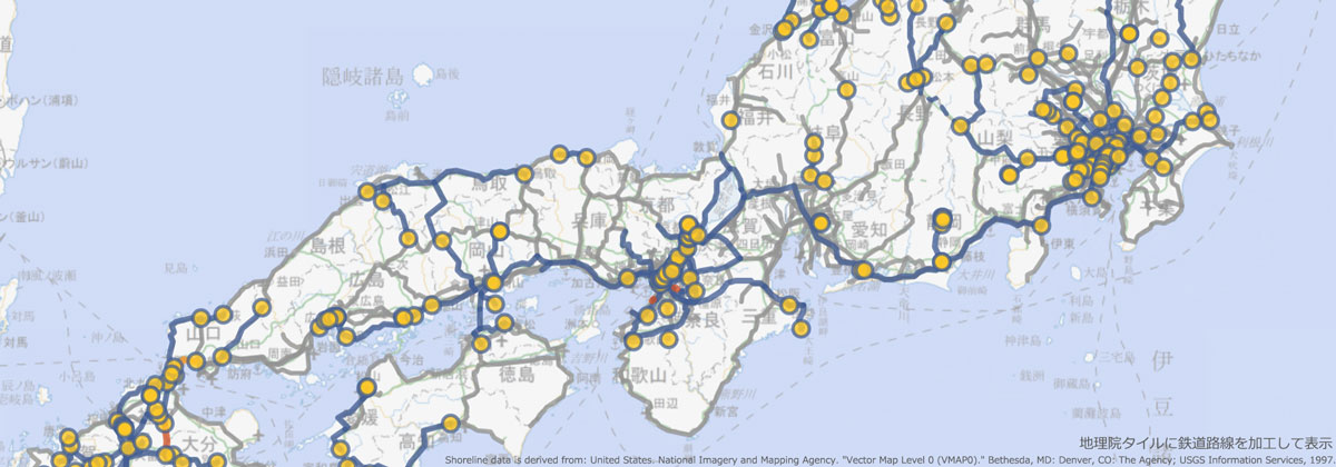 鉄道コム地図