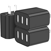 3-pk DENGWENQIANG 3-Port USB Charger Block Wall Adapter Deals