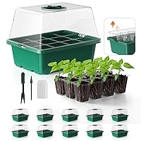 10-Pcs Porolir Seed Starter Tray Kit w/Heightened Lids Deals