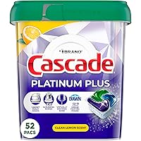 Deals on 52-Count Cascade Platinum Plus Dishwasher Pods Lemon